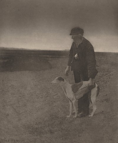 El cazador furtivo - Una liebre a la vista de Peter Henry Emerson