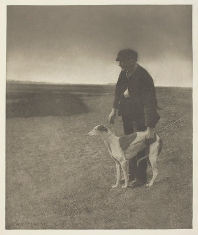 El cazador furtivo - Una liebre a la vista, (Suffolk) de Peter Henry Emerson