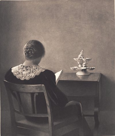 Dama leyendo de Peter Vilhelm Ilsted