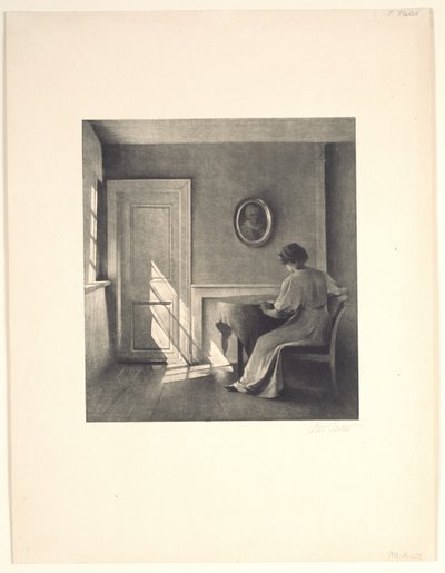 Sol sobre una puerta de Peter Vilhelm Ilsted