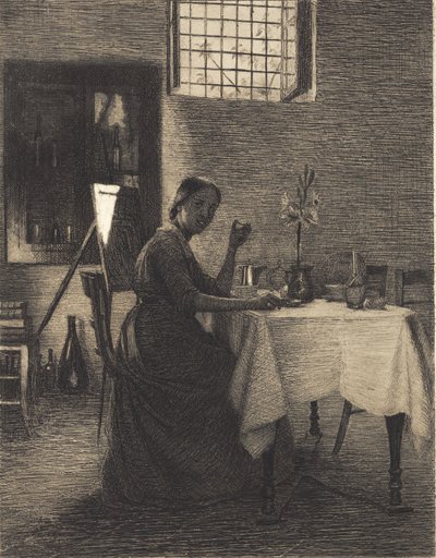 En el café de la mañana de Peter Vilhelm Ilsted
