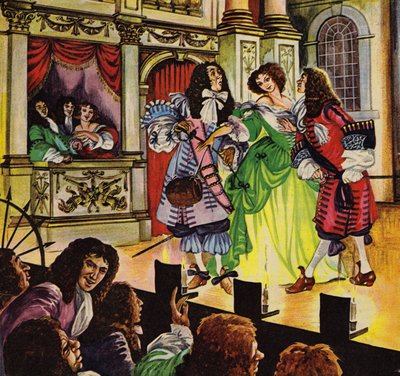 Audiencia viendo La Esposa del Campo de William Wycherley de Peter Jackson