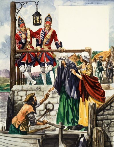 Bonnie Prince Charlie escapa a Skye de Peter Jackson