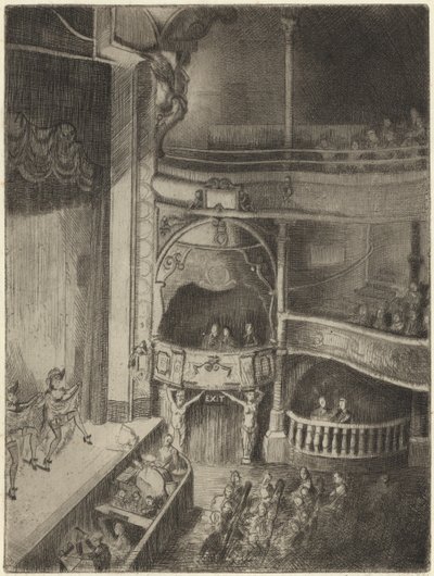 Bailarinas en un teatro de Peter Jackson