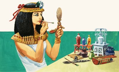 Vestirse y maquillarse en el Antiguo Egipto de Peter Jackson