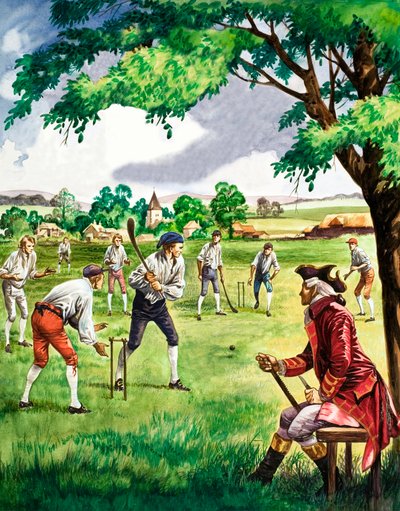 Primer partido de cricket de Peter Jackson