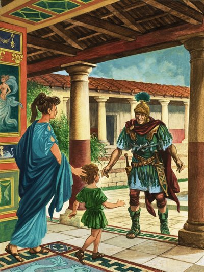 Comodidades del hogar en tiempos romanos de Peter Jackson