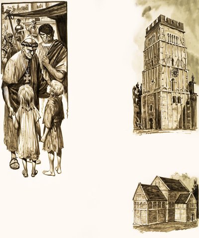 Monje y iglesia de Peter Jackson