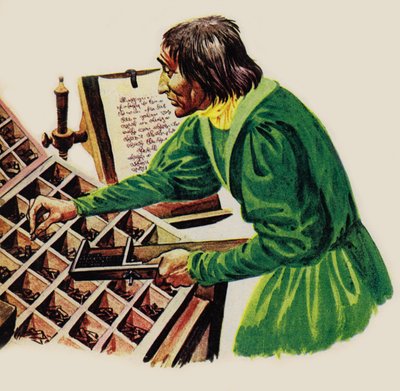 Uno de los compositores de William Caxton de Peter Jackson