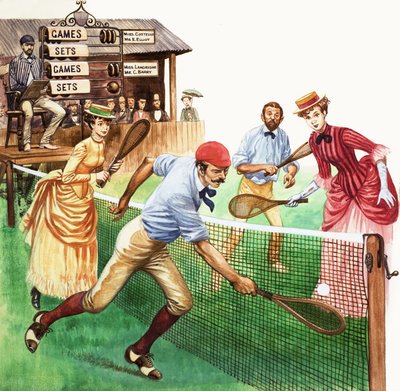 Jugando al tenis de Peter Jackson