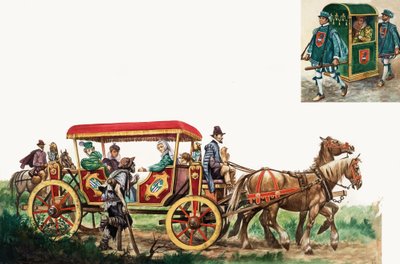 Transporte público: caballo, carruaje y silla de manos de Peter Jackson