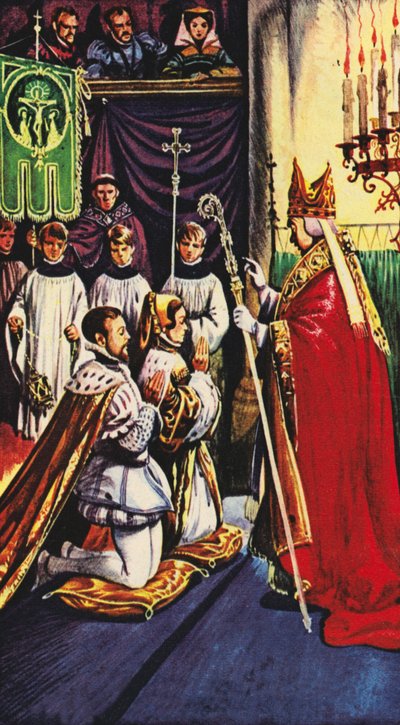 La Reina María casándose con el Príncipe Felipe de España en Winchester de Peter Jackson