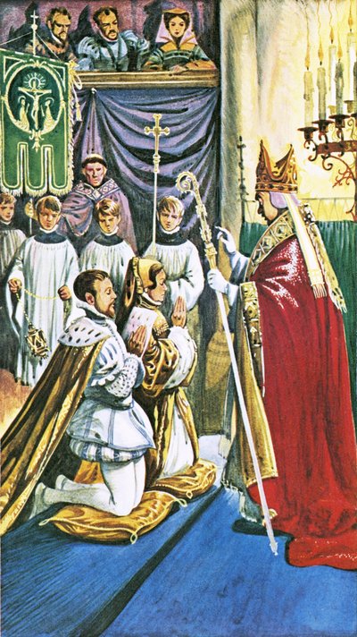 La reina María casándose con el príncipe Felipe de España de Peter Jackson