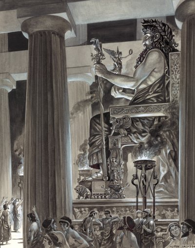 Estatua de Zeus en Olimpia de Peter Jackson