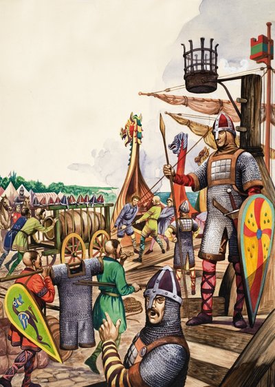 La maravillosa historia de Gran Bretaña: Los guerreros sajones y los invasores normandos de Peter Jackson