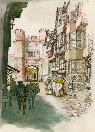 Escena de calle no identificada en Londres de Peter Jackson