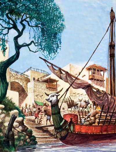 Descargando un barco comercial de Peter Jackson