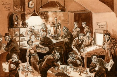 Cafetería de obreros durante la Segunda Guerra Mundial de Peter Jackson