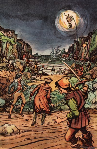 Naufragadores en la costa de Cornualles de Peter Jackson