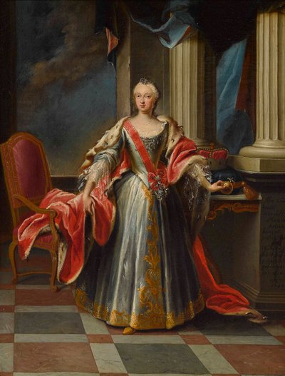 Retrato de María Ana Sofía de Sajonia 1728-1797, Electora de Baviera de Peter Jacob Horemans