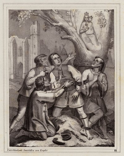 Aparición de la Virgen, Hietzing, Viena de Peter Johann Nepomuk Geiger