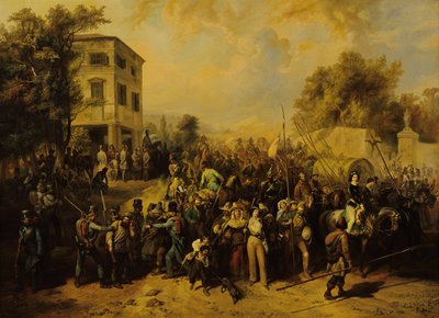 El éxodo de los romanos de Vicenza de Peter Johann Nepomuk Geiger