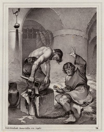 Fuga de Andreas Budiats, escudero de Emerich von Lowenstein de Peter Johann Nepomuk Geiger
