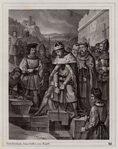 Fundación de la abadía de Lilienfeld de Peter Johann Nepomuk Geiger