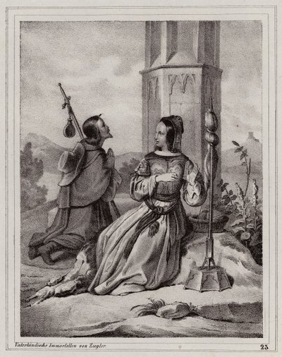 Leyenda de la Hilandera en la Cruz, Viena de Peter Johann Nepomuk Geiger