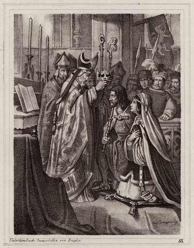 Matrimonio de Ottokar II de Bohemia y Kunigunda de Eslavonia de Peter Johann Nepomuk Geiger