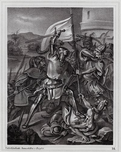 Asedio de Damietta de Peter Johann Nepomuk Geiger