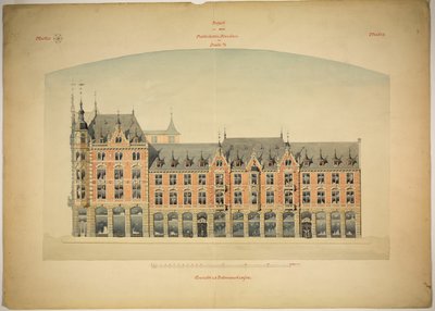 Rathskeller Neubau, Halle (Saale), Sajonia-Anhalt, Alemania, Elevación de Peter Joseph Weber