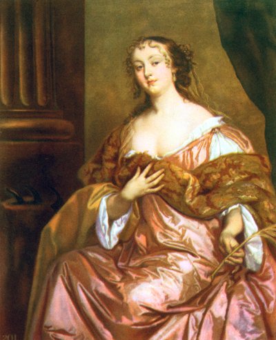 Elizabeth Hamilton, Condesa de Gramont, c1660s de Peter Lely