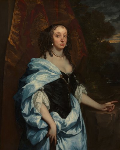 Retrato de la Sra. Leneve, c.1657 de Peter Lely