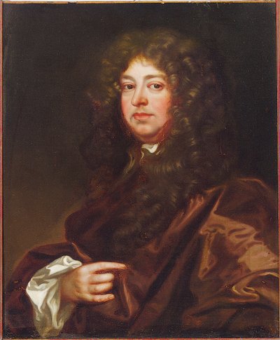 Retrato de un caballero con una túnica marrón de Peter Lely