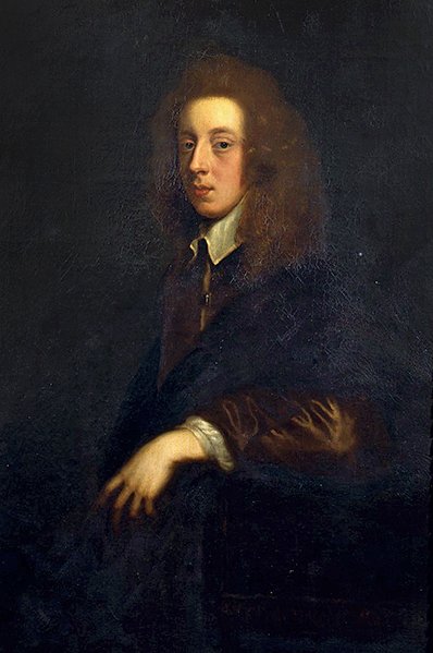 Retrato del poeta Waller (1606-87) de Peter Lely