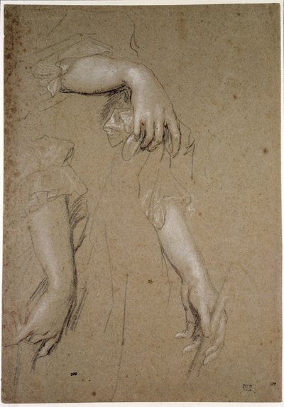 Estudios de manos, siglo XVII de Peter Lely