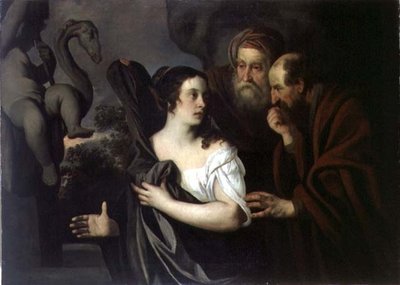 Susana y los ancianos de Peter Lely
