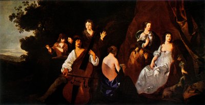 El Concierto, c1650, 1944 de Peter Lely