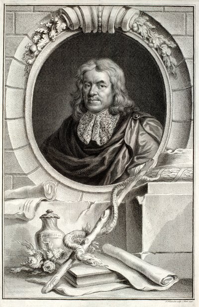Thomas Sydenham, grabado por Jacobus Houbraken (1698-1780) publicado en Ámsterdam, 1746 de Peter Lely
