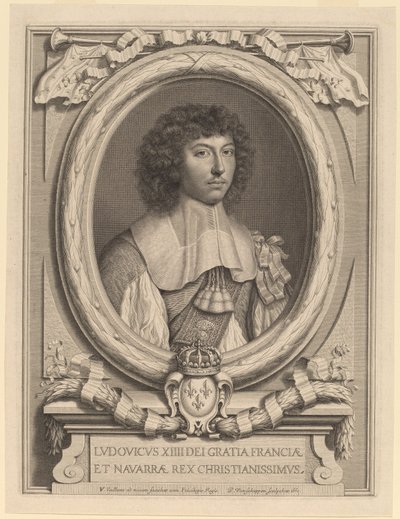 Luis XIV de Peter Ludwig van Schuppen after Wallerant Vaillant