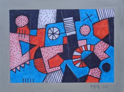 CARNAVAL, 2020 (técnica mixta) de Peter McClure