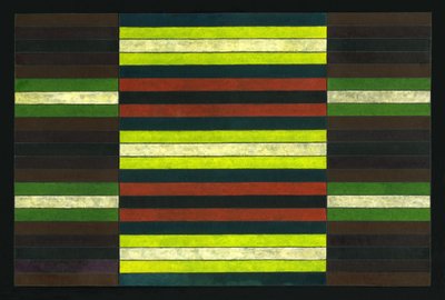 TRÍPTICO A RAYAS No.6, 2003 de Peter McClure