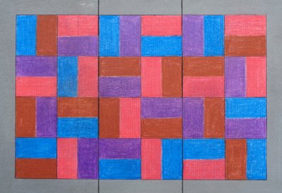 Tríptico de azulejos de Peter McClure
