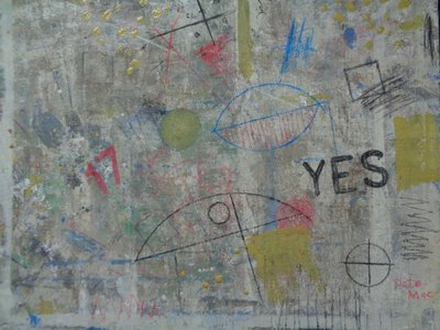 SÍ, 2020 (técnica mixta) de Peter McClure