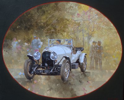 Bentley de 3 litros en Kelmarsh de Peter Miller