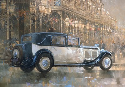 Luces de Navidad y Bentley de 8 litros de Peter Miller