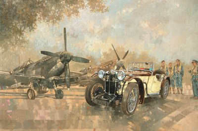 Cream Cracker MG 4 Spitfires de Peter Miller