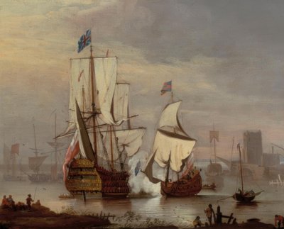Buque de guerra Royal Sovereign de Peter Monamy