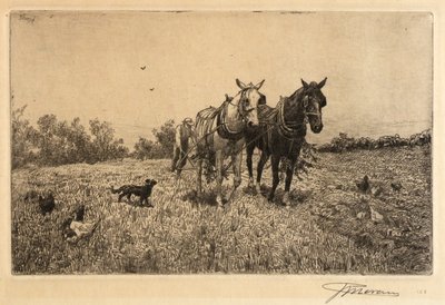 (Arado de otoño) de Peter Moran
